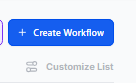 Click the blue Create Workflow button