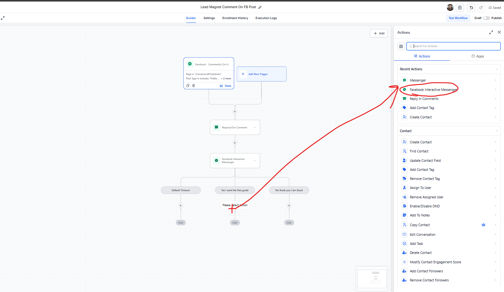 Create the final delivery message with the lead magnet link or file