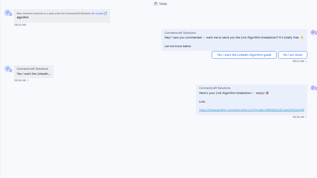 Full automation flow at a glance